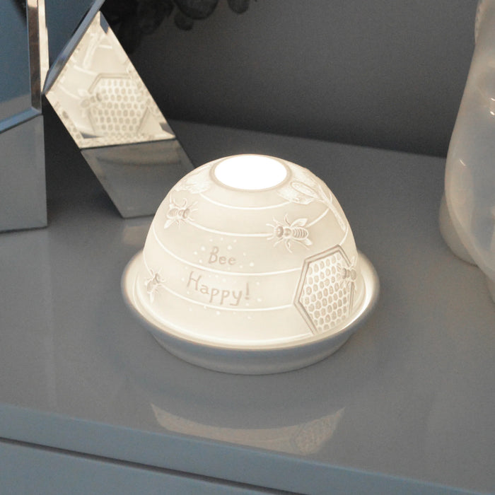 Cello Bee Happy Tealight Dome