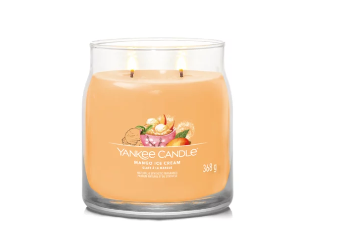 Yankee Candle Mango Ice Cream Medium Jar Candle