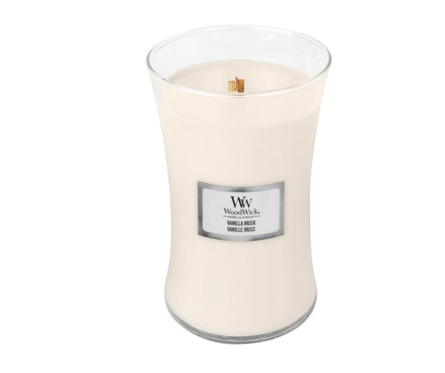 Woodwick Vanilla Mush Large Hourglass Jar Candle