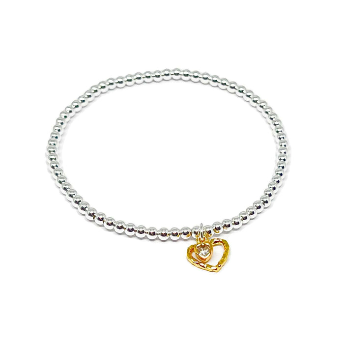 Clementine Yara Heart Bracelet - Gold