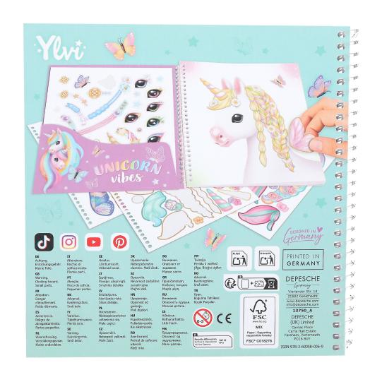 Ylvi Dress Me Up Create Your Special Unicorn Sticker Book