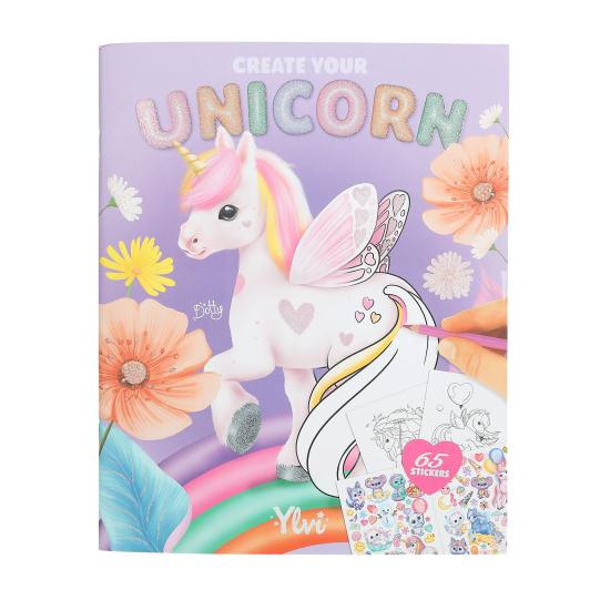 TOPModel Ylvi Create Your Unicorn Colouring Book