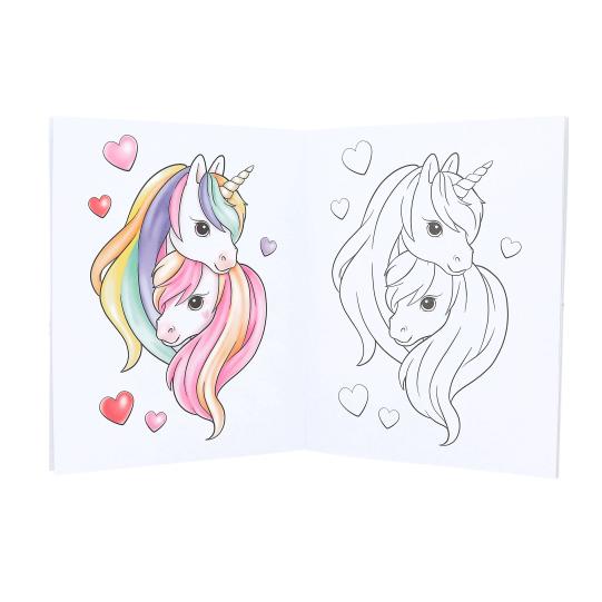 TOPModel Ylvi Create Your Unicorn Colouring Book