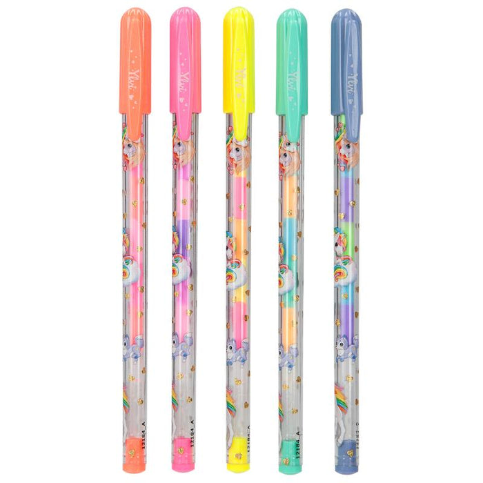 Ylvi & The Minimoomis Gel Pen Set of 5 Rainbow Colours