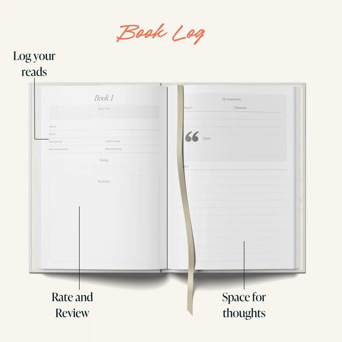 Yop & Tom Bookshelf Reading Journal