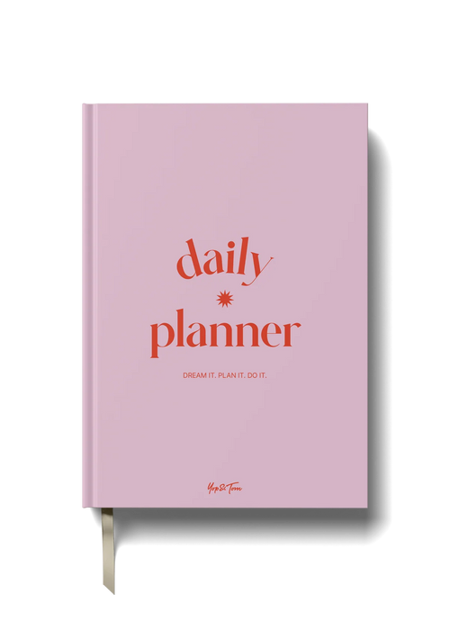 Yop & Tom Pink And Red A5 Daily Planner