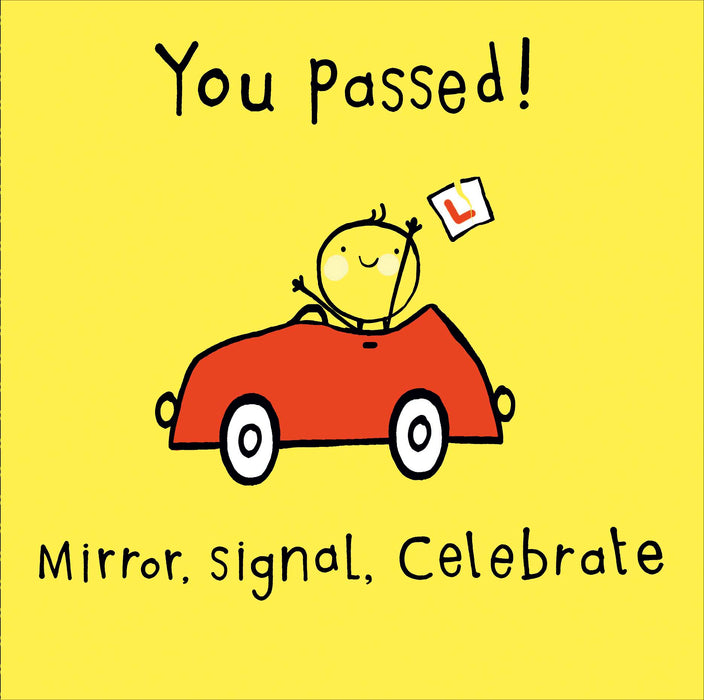 UKG 'You Passed Mirror, Signal, Celebrate' Driving Test Card
