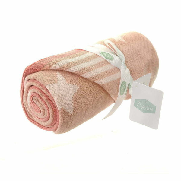 Ziggle Pink Stars Blanket