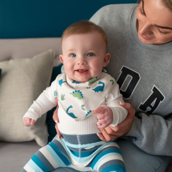 Ziggle Dino Print Bib