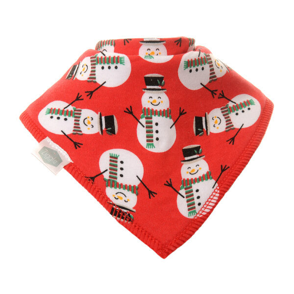 Ziggle Christmas Reds Bib Set