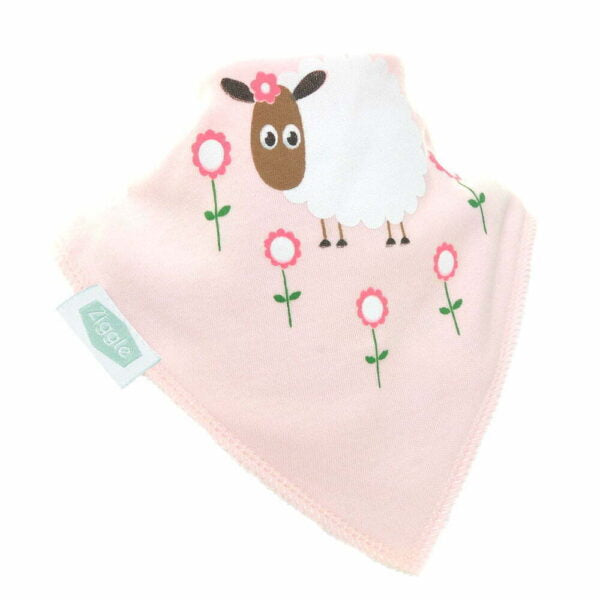 Ziggle Cuddly Pinks Bib Set Of 4