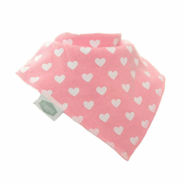 Ziggle Hearts And Bows Bib Set Of 4