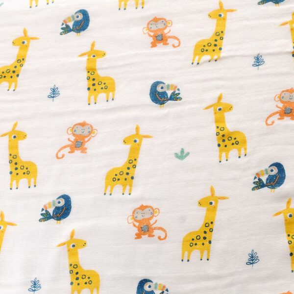 Ziggle Savanna Animals Muslin Set Of 3