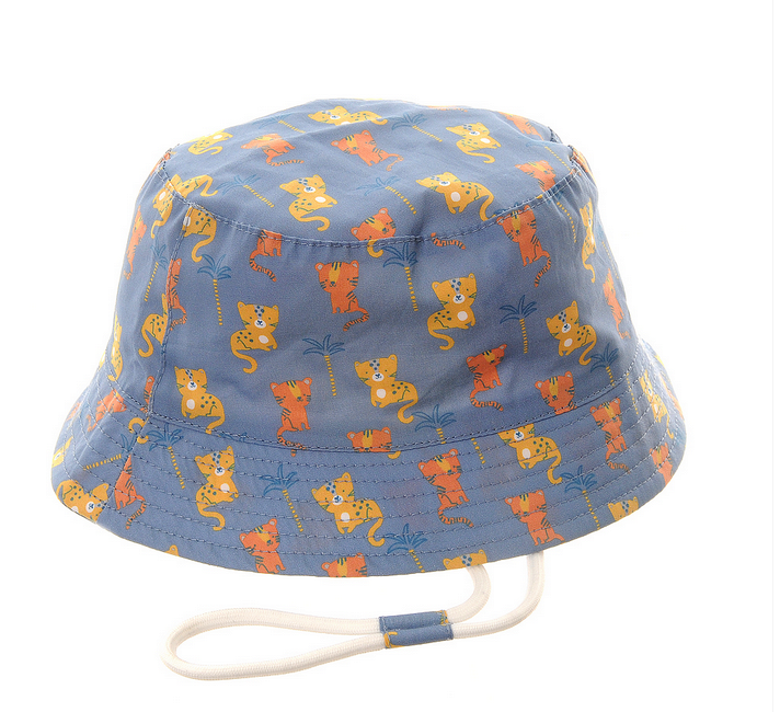 Tiger And Leopard Sun Hat 1 - 3 Years Old