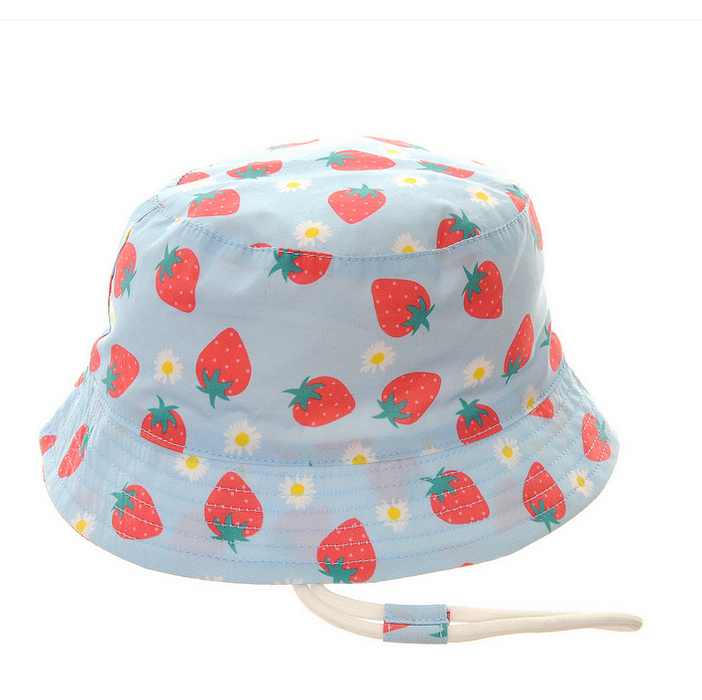 Strawberries Sun Hat 0 - 12 Months Old