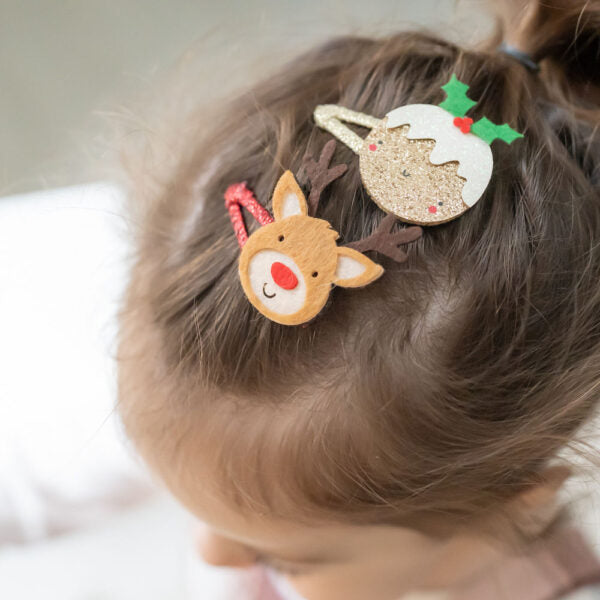 Ziggle Christmas Hairclip Set
