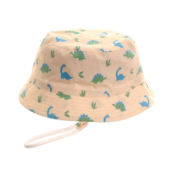 Blue/Green Dino's Sun Hat 0 - 12 Months Old