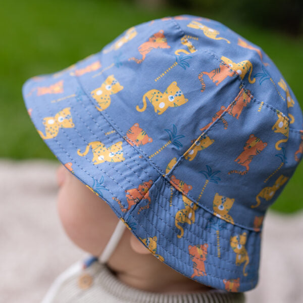 Tiger And Leopard Sun Hat 1 - 3 Years Old