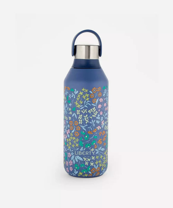 Chilly's Bottle 500ml Series 2 Liberty April Flowers Whale Blue