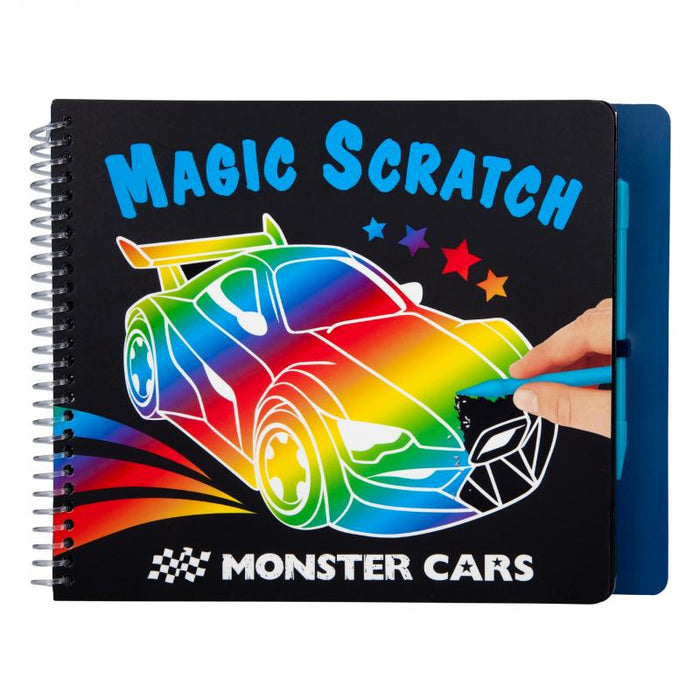Monster Cars Magic-Scratch Book