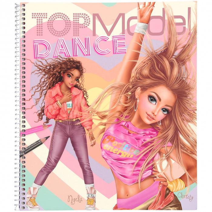 TopModel Dance Colouring Book