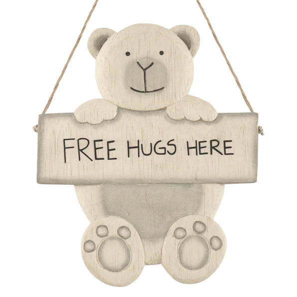 East of India Hanging Bear - Free Hugs