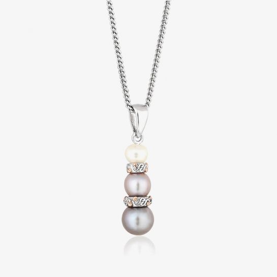 Clogau Silver Tree Of Life Pearl Pendant