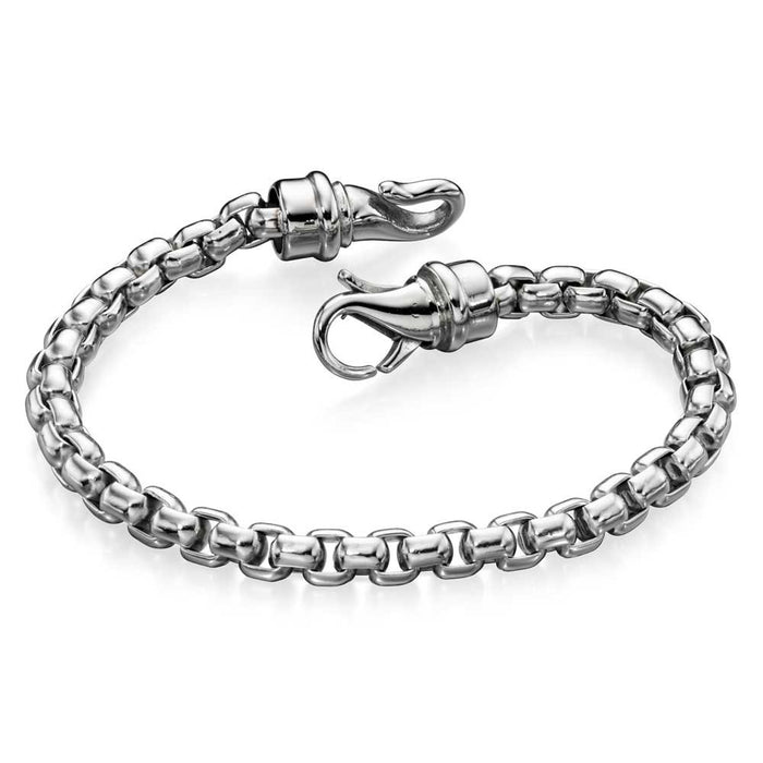 Fred Bennett Stainless Steel Belcher Link Bracelet