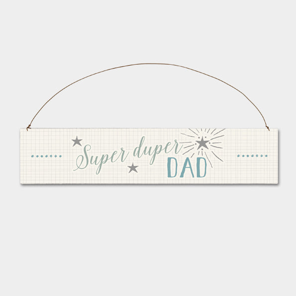 East of India - Wooden Sign - Super Duper Dad