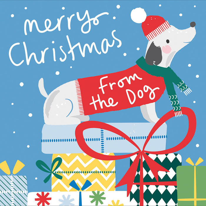 Woodmansterne 'Top Dog' Christmas Card