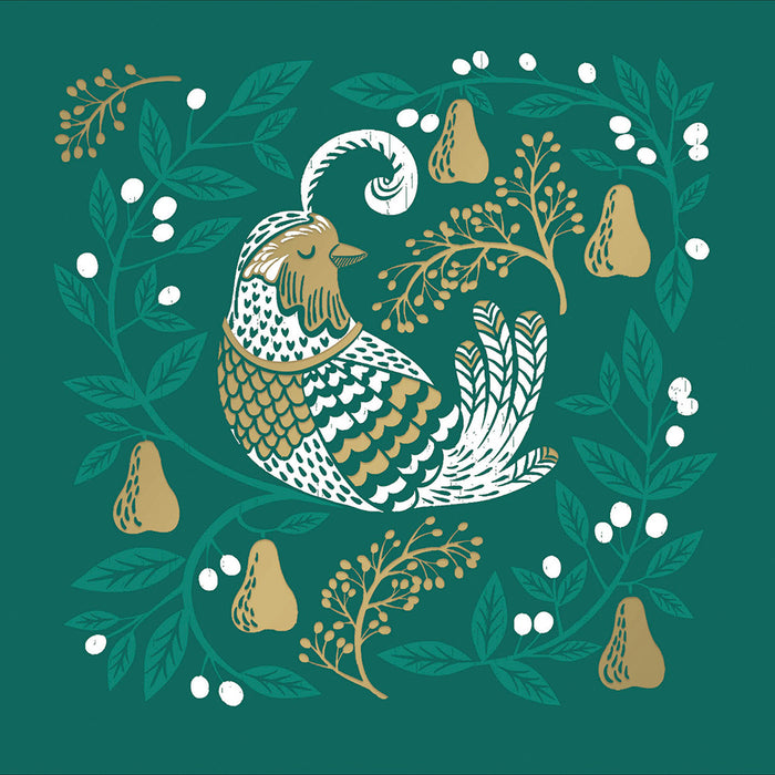 Woodmansterne 'Linocut Christmas' Christmas Box