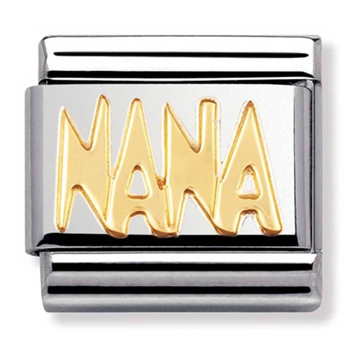 Nomination Classic Gold Writings Nana Charm