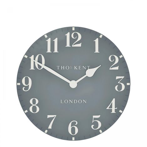Thomas Kent 12" Arabic Flax Blue Small Wall Clock