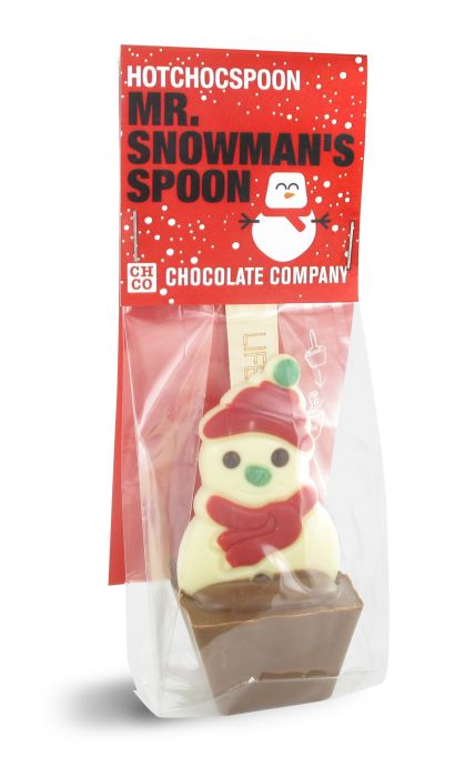Mr Snowman's Chocolate Spoon 50g