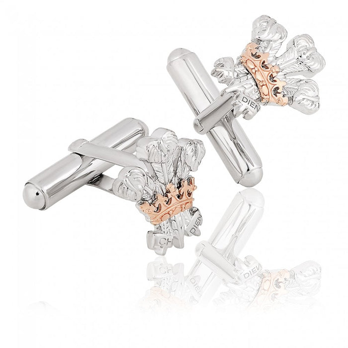 Clogau Feathers Cuff Links