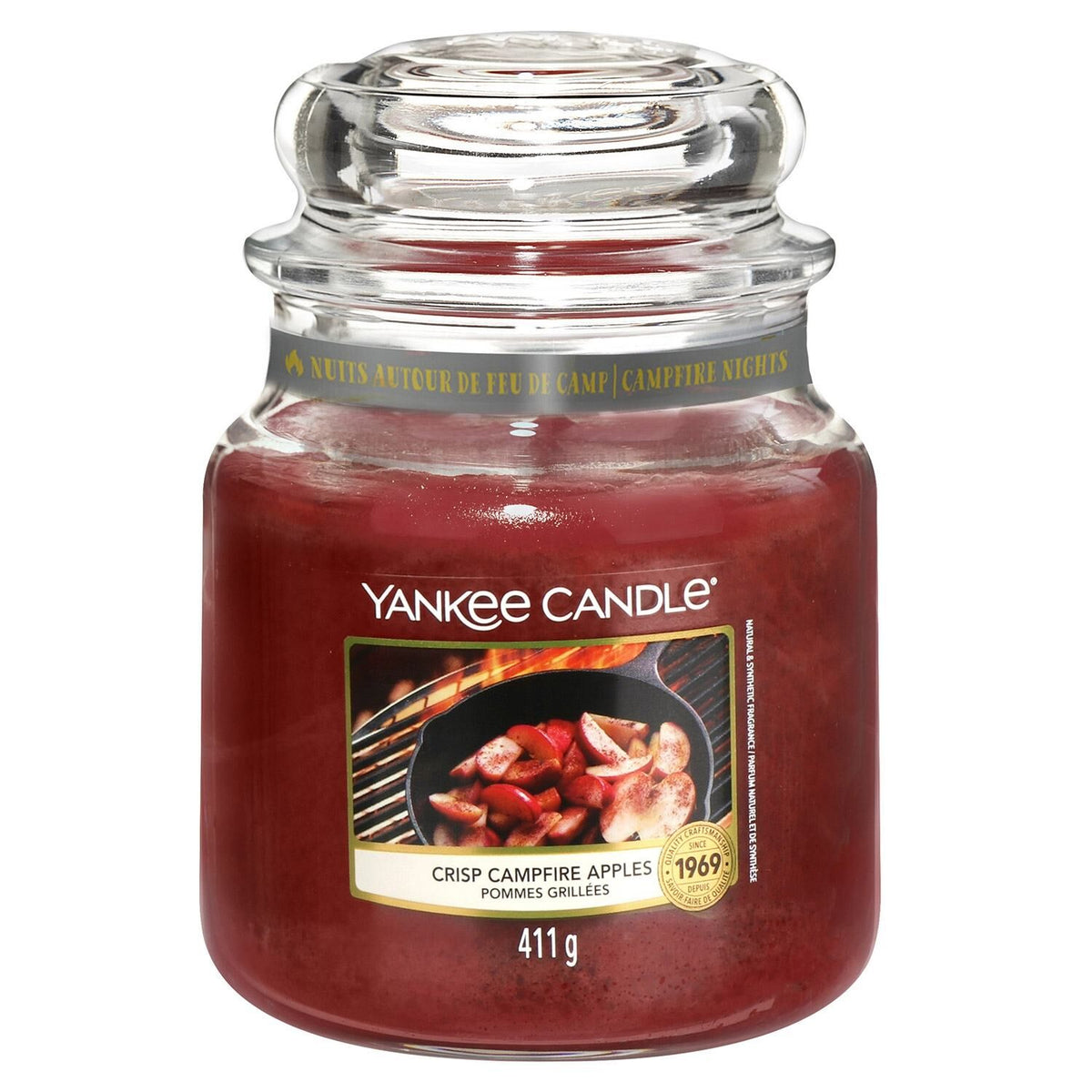 Yankee Candle Crisp Campfire Apples Medium Jar Candle — Maple Gifts