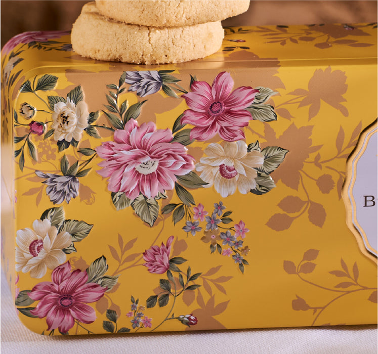 Grandma Wild's Victorian Floral Buttery Shortbread Biscuit Tin