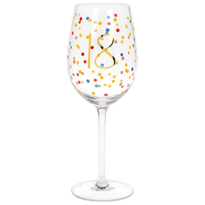 Dotty Age 18th Wine Glass