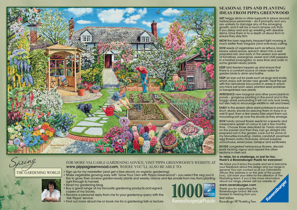 Ravensburger Gardening World – Spring, 1000pc Jigsaw Puzzle