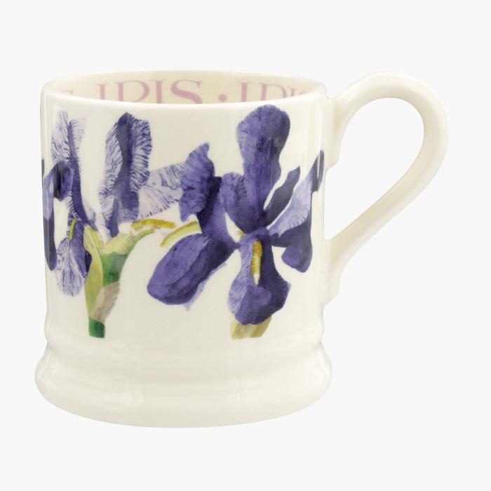 Emma Bridgewater Flowers Blue Iris 1/2 Pint Mug