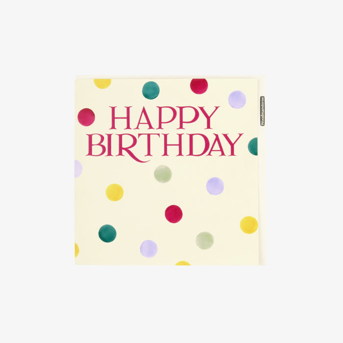 Emma Bridgewater Polka Dots Happy Birthday Card