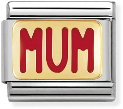 Nomination Classic Gold Messages Mum Charm