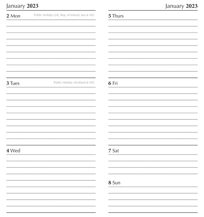 The Gifted Stationery Company 2023 Pocket Diary - Passion