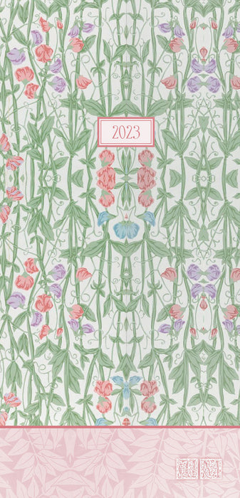 The Gifted Stationary Company 2023 Pocket Diary by William Morris - Sweet Pea