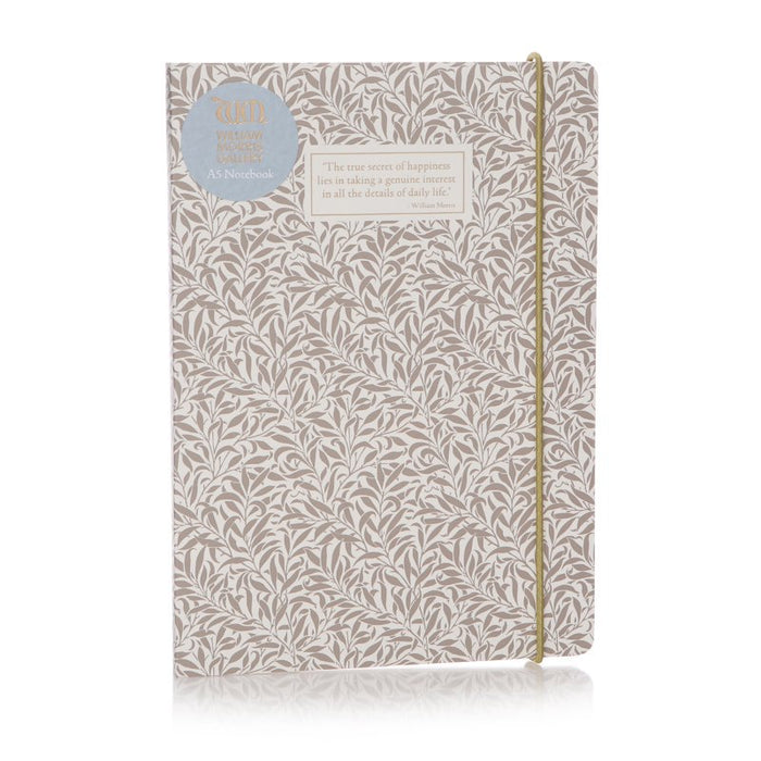 William Morris Willow Grey A5 Notebook