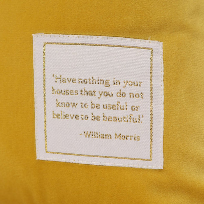 William Morris Willow Yellow Cushion