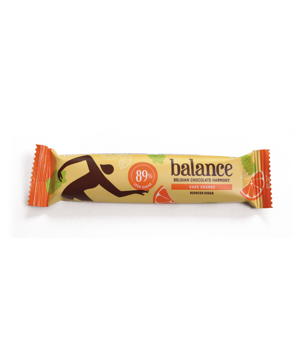 Balance Sugar Free Dark Orange Filled Chocolate Bar 35g