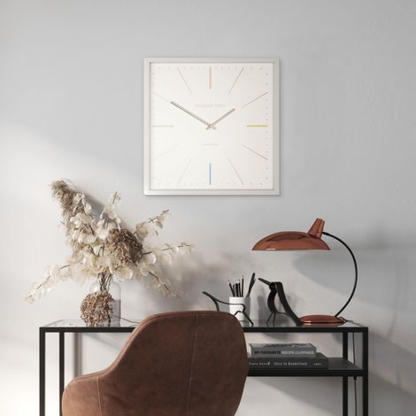 Thomas Kent 10'' Hampton Wall Clock - Black