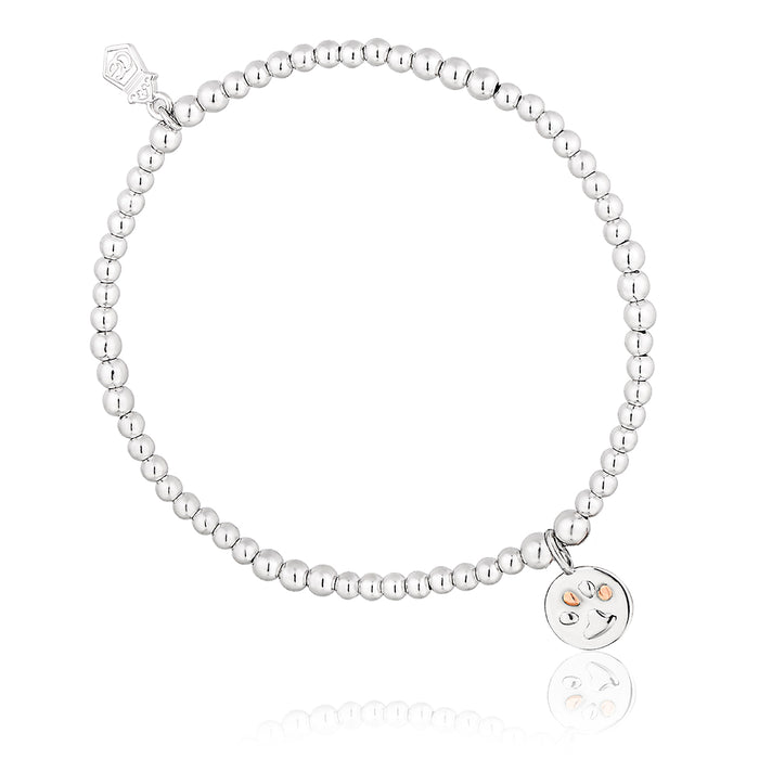 Clogau Paw Print Bead Bracelet