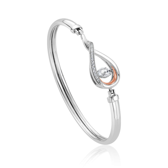 Clogau Eternity White Topaz Bangle